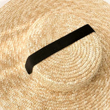 Raffia Wide Brim Sun Hat with Ribbon